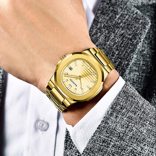 Reloj Cuarzo Hombres Luminiscencia Reloj Pulsera Empresarial