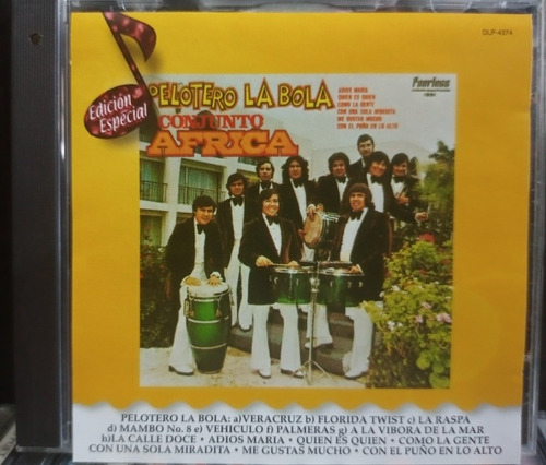 Cd Conjunto África - Pelotero La Bola Cd 2002