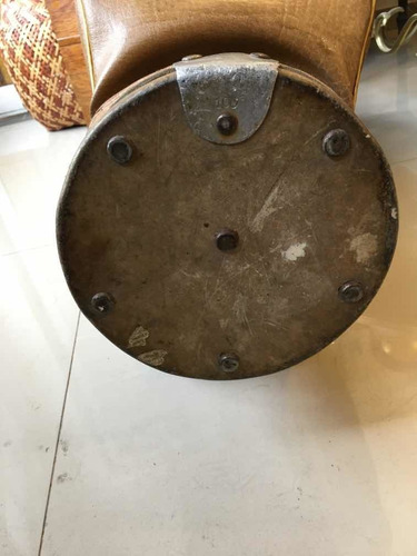 Antiguo Bolso De Golf De Cuero