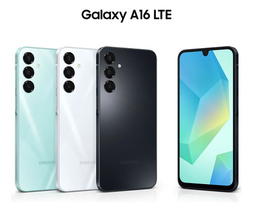 Teléfono Celular Samsung Galaxy A16, 128 Gb + 4 Gb De Ram, Cámara De Hasta 50 Mp, Pantalla 6.7, Nfc, Ip54, Batería Gris De 5000 Mah