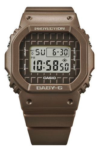 Reloj Mujer Casio Bgd-565usw-5dr Baby-g Color de la correa Marrón Color del bisel Marrón Color del fondo Marrón