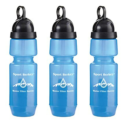 Botellas Purificadoras De Agua Sport , Pack De 3.