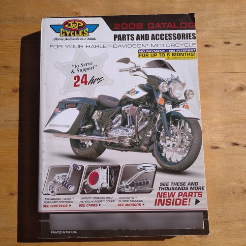 Livro Harley Davidson 2008 Acessories Parts Em Inglês