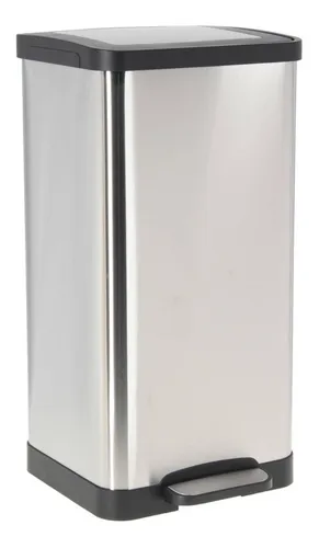 comprar Basurero Papelero De 15 Litros Acero Inoxidable