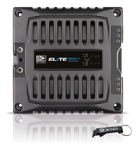  Banda  4 Canais ELITE 1200.4 2 Ohms 1200 W