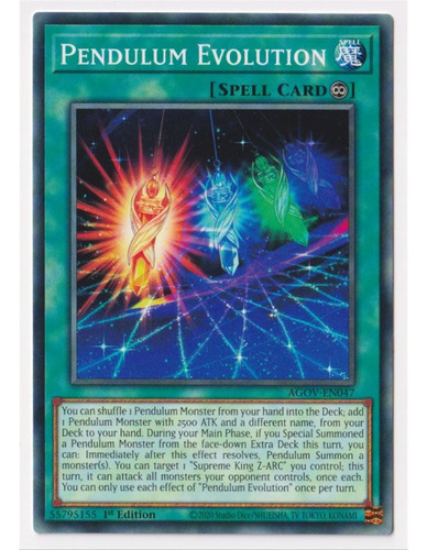 Pendulum Evolution (agov-en047) Yu-gi-oh!