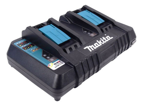 Carregador De Bateria Duplo 18v Makita Dc18rd 110v Com Usb