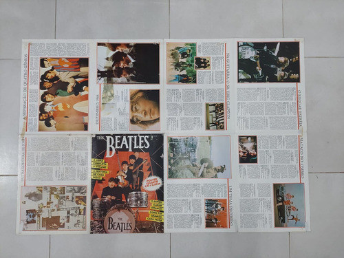 Revista Pôster The Beatles Som Três 1 (Usado)