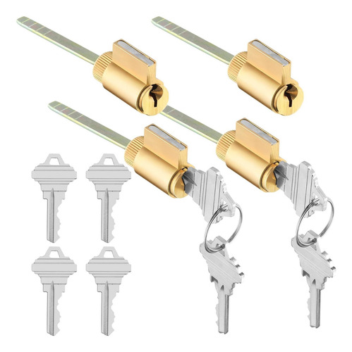 Jagely 4 Pcs Lock Cylinder 125 Pulgadas Piezas De Repuesto
