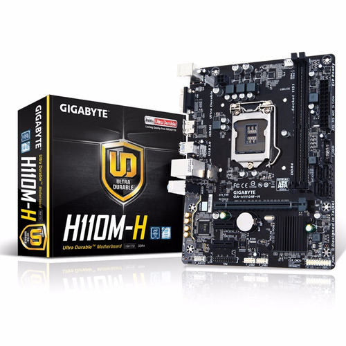 Mother 1151 Gigabyte Ga-h110m-h Usb 3.0 Hdmi D-sub Ddr4