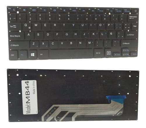 Teclado Para Exo Smart E19 E24 E25 Mb44 Mb27716023 Español Negro Español