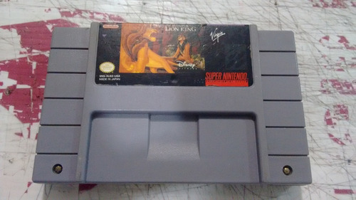 The Lion King Para Super Nintendo Snes,excelente Titulo