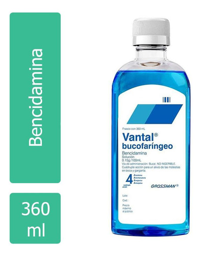 Vantal Bucofaríngeo Solución Frasco Con 360 Ml