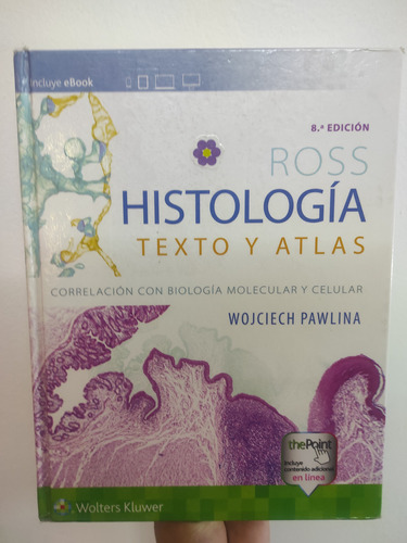 Libro Histología Texto Y Atlas Ross. Wojciech Pawlina 
