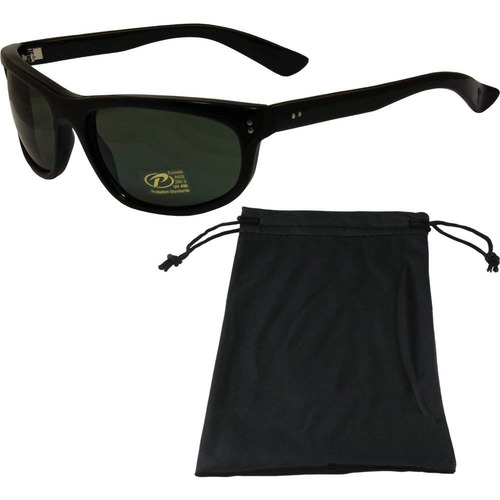Dirty Harry Gafas De Sol Marco Negro G-15 Gris/verde Lente C