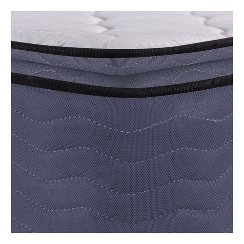 Imagen 3 de 3 de Colchón 1 plaza de resortes Inducol Cauri pillow - 80cm x 190cm x 22cm con pillow top