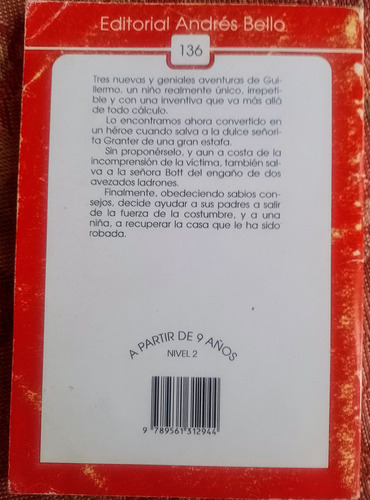 Guillermo Caballero Defensor. Libro De Richmal Crompton (Usado)