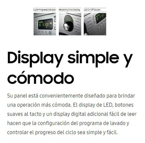 Imagen 9 de 10 de Lavarropas Automático Frontal Samsung Ww65m0nhuu 6,5k Silver