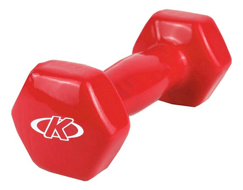 Mancuerna 1kg Hexagonal Hierro Forrada Pvc Pesas Musculación