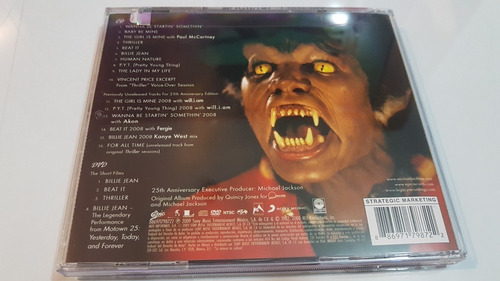 Imagen 2 de 6 de Cd Michael Jackson 25 Th Thriller Nuevo Solo-hifi