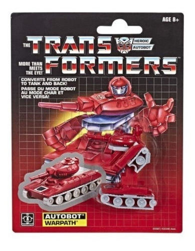 Warpath Transformers G1 Reedición Vintage Mide 7cm