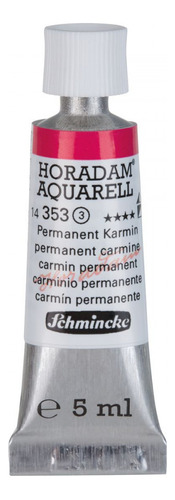 Tinta Aquarela Horadam Schmincke 5ml S3 Permanent Carmine