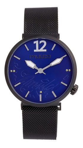 Reloj Mujer Mulco 81895901002 Cuarzo Pulso Azul En Silicona