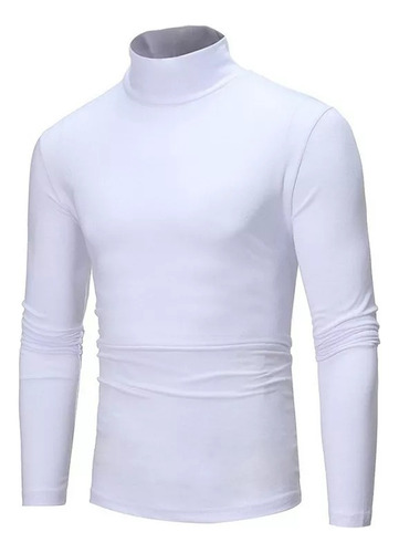 Sudadera Térmica Deportiva Para Hombre Con Cuello Alto