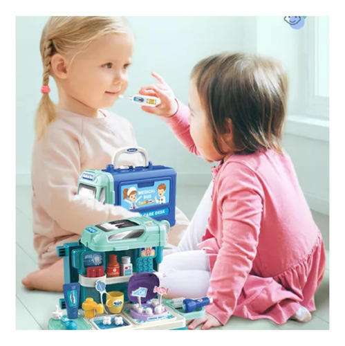 Set 2 Juegos D Cocina Cocinita Parrillada Dentista Doctor