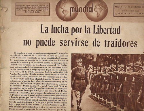 Mundial - Revista Uruguaya Para America Latina - 12 - 1942