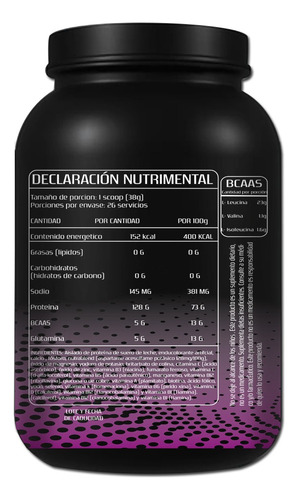 Proteína Isolate Fast 1kg C/u 200 Servicios/varios Sabores Vainilla- Mango