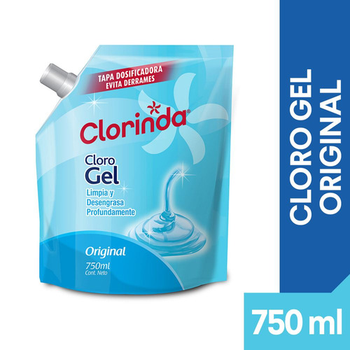 Cloro En Gel Clorinda Original 750 Ml