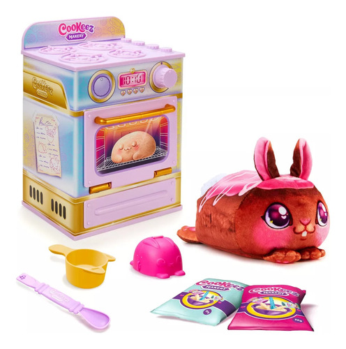 Juego Horno Mágico Con Peluche Interactivo Cookeez Café