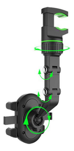 Soporte Para Teléfono Con Espejo Retrovisor Verde Verde