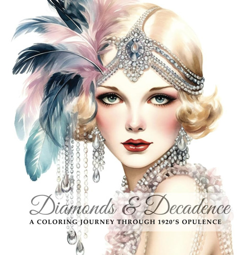 Libro: Diamonds & Decadence: A Coloring Journey Through 1920