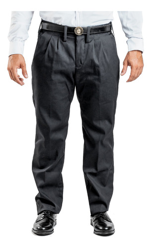 Pantalón De Vestir Negro T:56-60  Premium