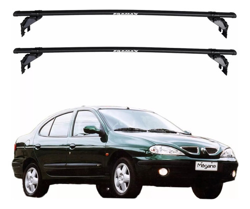 Rack De Teto Eqmax Aço Bagageiro Renault Megane 2001