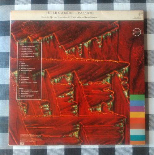 Lps Peter Gabriel ( 02 ) - Passion (duplo) + So (Usado)