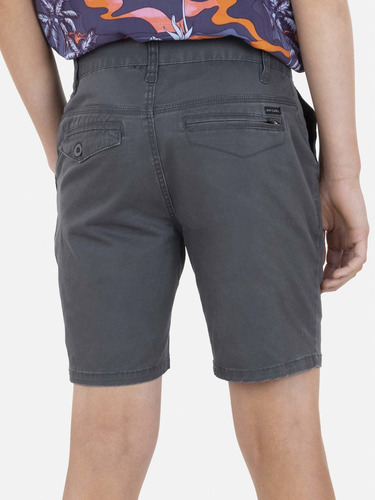 Short Chino Jr Juvenil Gris Rip Curl