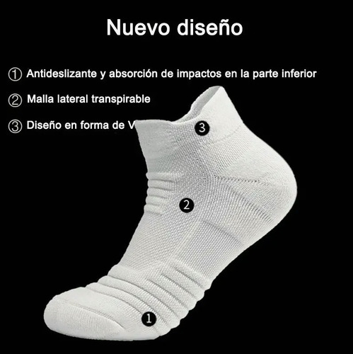 Calcetines Deportivos Transpirables De Alta Calidad 3 Pares