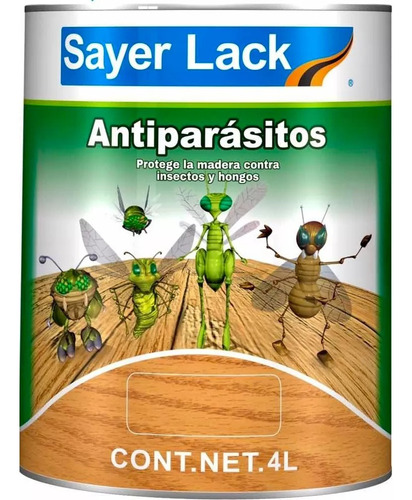 Aceite Antiparasitos Fungicida Polilla Madera 4lt Sayer