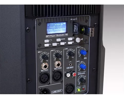 Caixa De Som Acustica Staner Sr315a Bluetooth Usb + Tripé