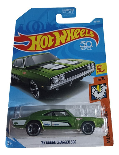 Hot Wheels 69 Dodge Charger 500 Muscle Mania 2018