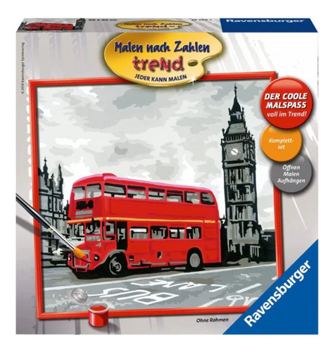 Lienzo Pinta Por Números Londres Ravensburger