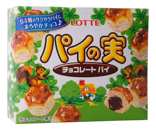 Imagen 1 de 1 de Chocolates, Pie No Mi, Lotte, 73 G
