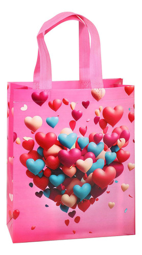 Bolsas De Mano B Valentine Day Con Asas, Reutilizables Para