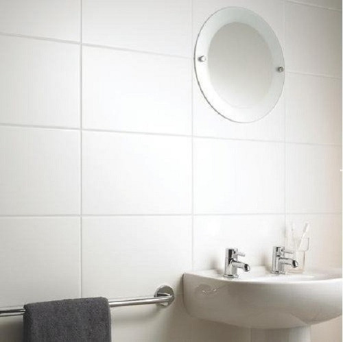 Imagen 3 de 6 de Ceramico Cañuelas 32x47 Blanco Mate