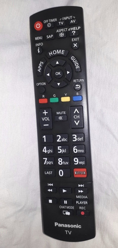 Controle Remoto Tv Panasonic Smart  Lcd Viera C/ Netflix 