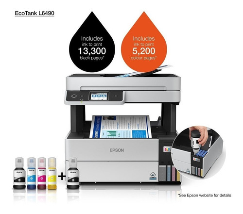 Imagen 2 de 6 de Impresora Epson L6490 Multifuncional Dúplex Adf- Boleta