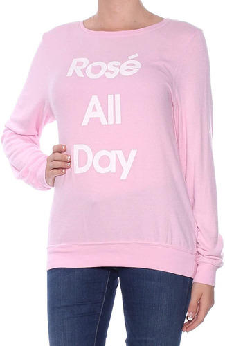 Sudadera Rosa Pastel Rosé Dream Scene Talla Xs, M Y L